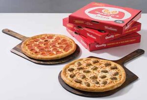 (2) Large 1-Topping Pizzas